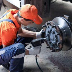 نحوه رگلاژ ترمز کامیون بنز